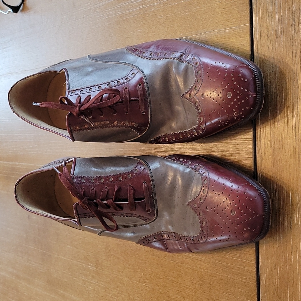 VINTAGE HANDMAND R  MARTEGANI LEATHER LACE UP  SPATS. - Picture 2 of 14